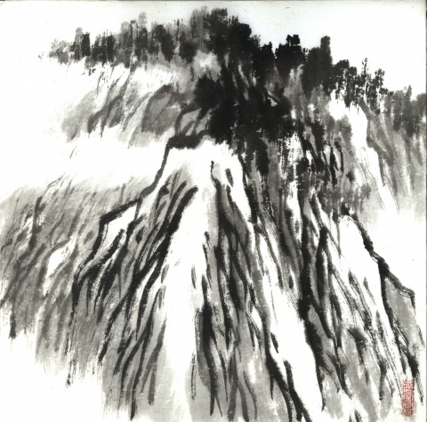 披麻皴山4