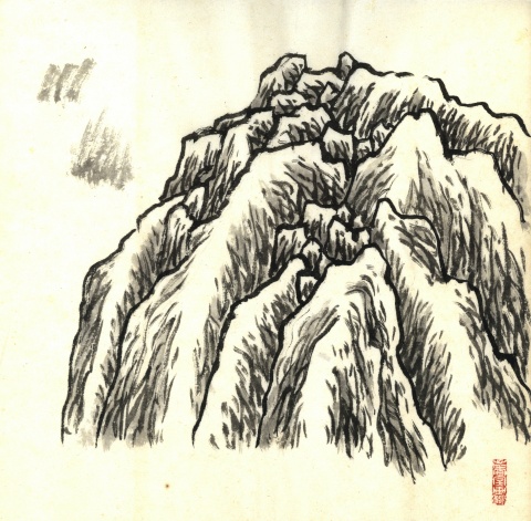 披麻皴山7