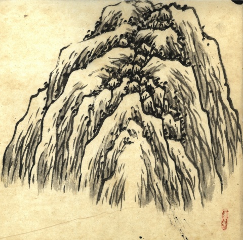 披麻皴山5